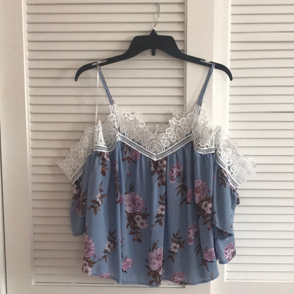 NWT Floral Print Top by Say What